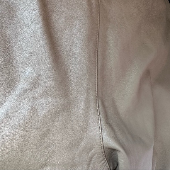 Old Navy Vintage Y2K Tan Leather Pants Size 6 - Picture 10 of 11